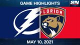 NHL Game Highlights | Lightning vs. Panthers – May 10, 2021