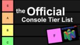 Official Console Tier List