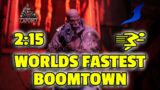 Outriders | Worlds Fastest Duo Boomtown Speed Run 2:15 | Techno + Pyro | Insane Damage and Synergy