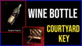 RE Village Wine Room Puzzle – Bottle With Flowers Location (Courtyard Key)
