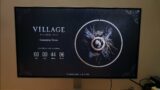 RESIDENT EVIL VILLAGE DEMO on PS4 Slim (1080P Monitor) POV