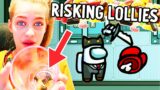 RISKING CANDY LOLLIES IN AMONG US – Gaming w/ The Norris Nuts