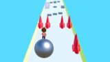 ROOF BALL RUN game all levels video game E5
