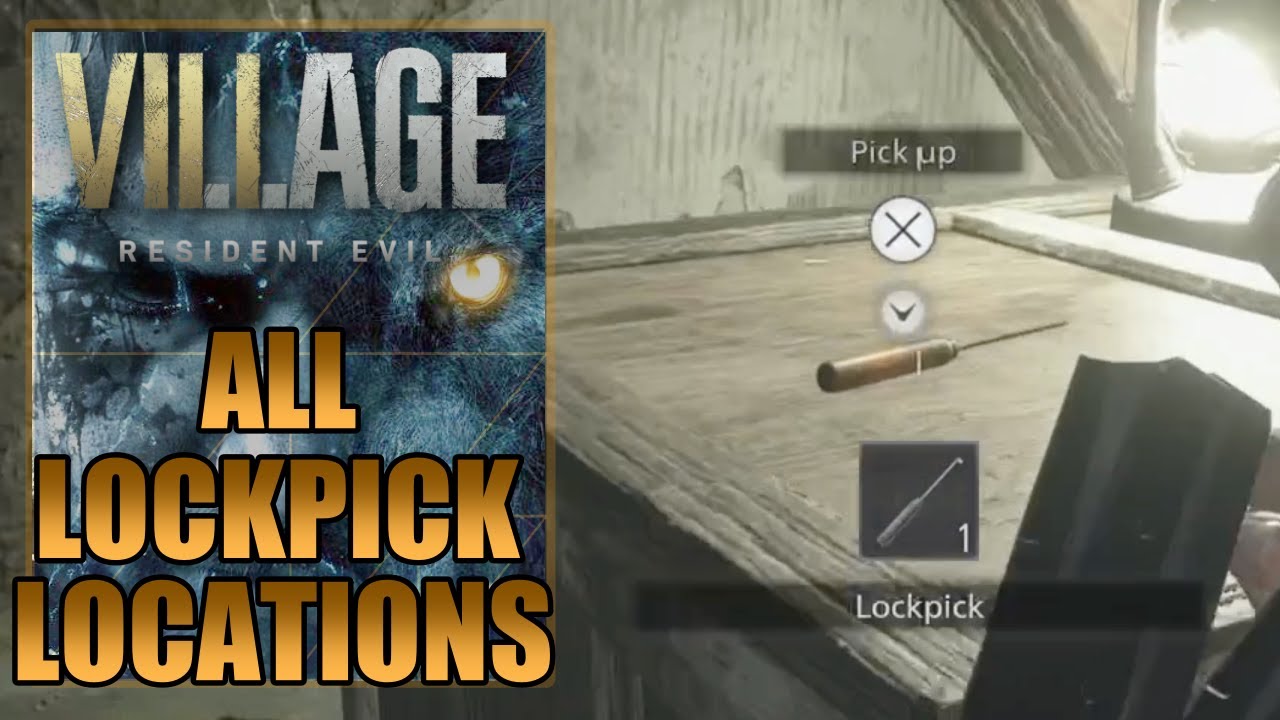 Resident Evil Village All Lockpick Locations Game videos