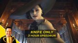 Resident Evil Village | Knife Only 3 Hour Speedrun (Recorded Live)