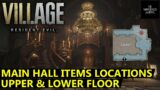 Resident Evil Village Main Hall Items – All Locations – Upper & Lower Floor