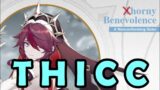 Rosaria is thicc. tHorny Benevolence | Genshin Impact
