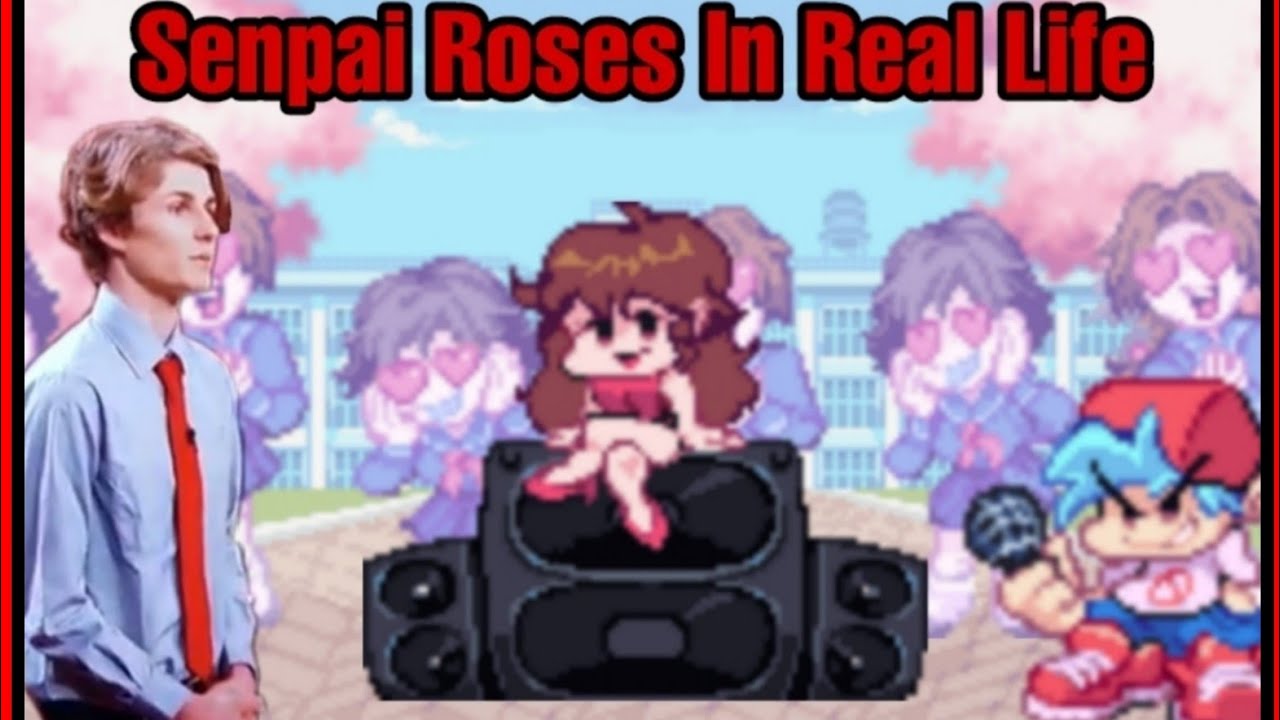 Senpai FNF In Real Life OMG Game videos