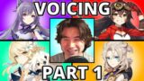 So I tried voicing characters in Genshin Impact…