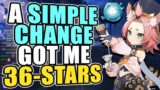 THIS ONE CHANGE HELPED ME GET 36-STARS… | Genshin Impact