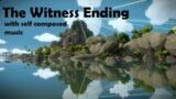 The Witness Ending with self composed music | Videogame fanart | with words from the Diamond Sutra