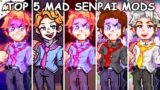 Top 5 Mad Senpai Mods – Friday Night Funkin’ – FNF Mods Showcase