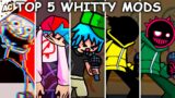 Top 5 Whitty Mods FNF – Friday Night Funkin’ (Mods Showcase)