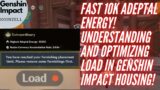 Understanding and Optimizing LOAD in Genshin Impact Housing Serenitea Pot! Fast 10k Adeptal Energy!