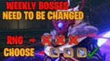 Weekly Bosses NEED To Be Changed! | Genshin Impact