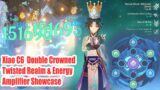 Xiao C6 Double Crowned Twisted Realm & Energy Amplifier Showcase – Genshin Impact