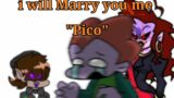 i will Marry you me ("pico") FNF// my O'c