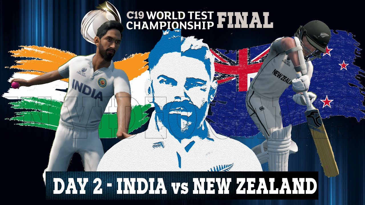 (2/2) DAY 2 - INDIA vs NEW ZEALAND WTC FINAL - World Test ...