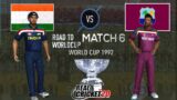 #6 India vs West Indies – 1992 Road to World Cup – Real Cricket 20 Live Stream