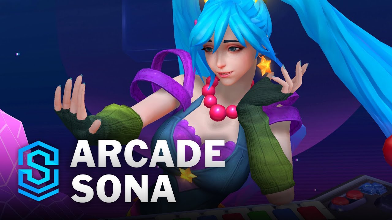 Arcade Sona Wild Rift Skin Spotlight - Game videos