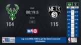 Bucks @ Nets | NBA Playoffs on TNT Live Scoreboard