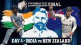 DAY 4 – INDIA vs NEW ZEALAND WTC FINAL – World Test Championship Cricket 19 Live