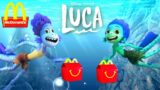 DISNEY PIXAR LUCA McDONALD'S HAPPY MEAL TOYS APP VIDEO GAME REVIEW BIKE RIDE ALBERTO LUCA MOVIE 2021