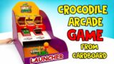 DIY Crocodile Arcade Game From Cardboard