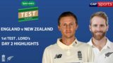 England vs New Zealand – Day 2 Highlights -1st Test | Specsavers Test Series 2021 – CRICKET 19