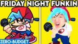 FRIDAY NIGHT FUNKIN WITH ZERO BUDGET! (FRIDAY NIGHT FUNKIN FUNNY PARODY By LANKYBOX!)