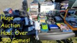 Flea Market Video Game Hunting Episode 27: Huge Auction Haul. Over 350 Games!
