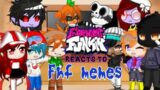 Fnf reacts to fnf memes || Gacha club || GCRV