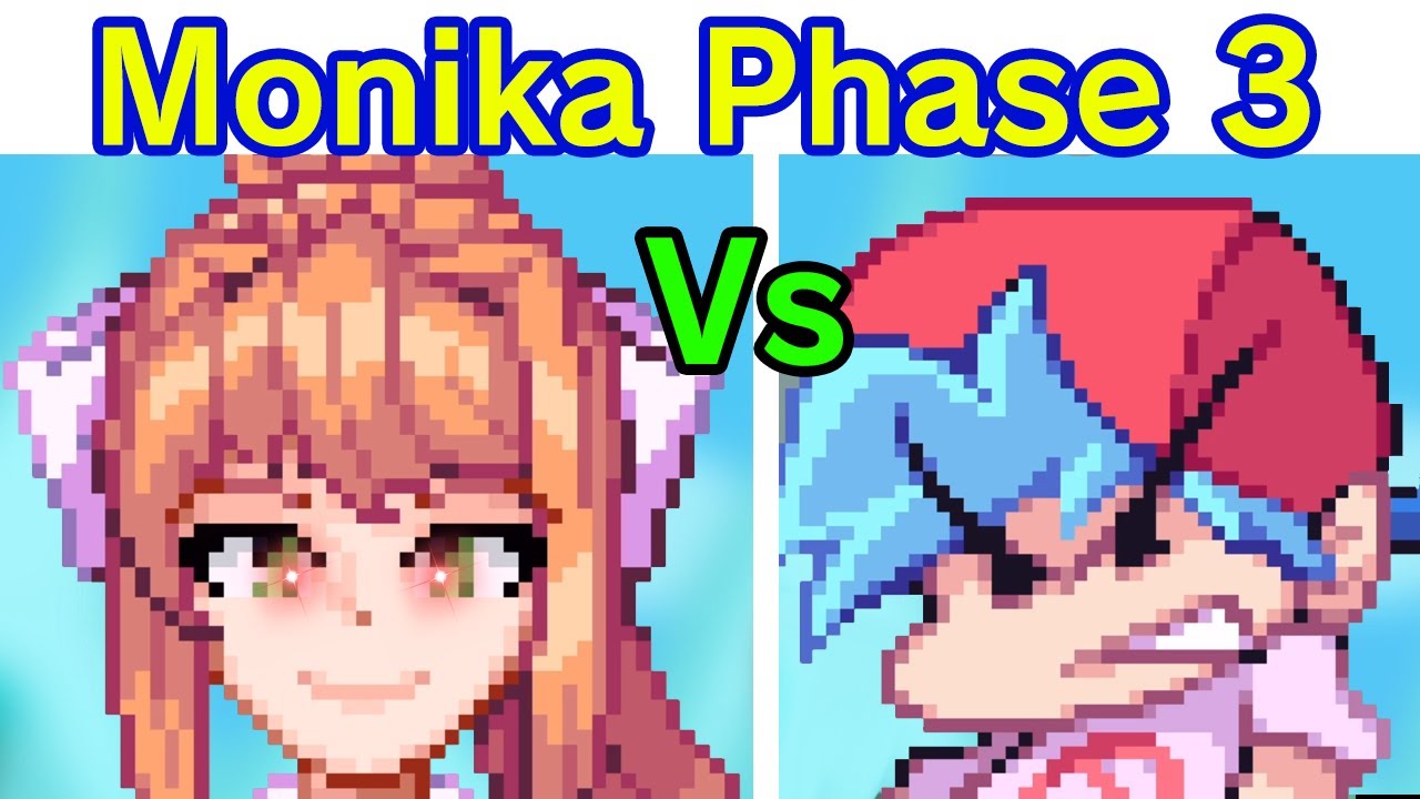 Friday Night Funkin Vs Monika Full Week Cutscenes Fnf Mod Hard