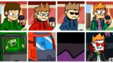Friday Night Funkin' – Vs Tord but Every turn will change character in Eddsworld