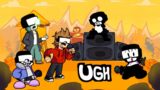 Friday Night Funkin' – "Ugh" but Everytime Tankman Sings it turns into a Diffrent Cover