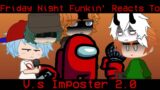 Friday Night' Funkin' reacts to VS. Impostor V2 Full Week || Gacha Club || FNF || Flashing Lights