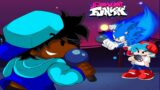 Friday night funkin' crazygamer VS Boyfriend and Sonic the hedgehog!? (custom dialogue)