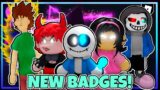 HOW TO GET ALL 5 NEW BADGES in Friday Night Funkin Roleplay | ROBLOX