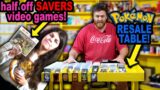 Half-Off THRIFT VIDEO GAMES! | Custom Pokemon Resale Table!
