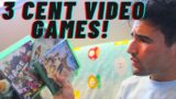 I FOUND 3 CENT VIDEO GAMES AT WALMART!