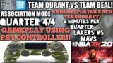 LAKERS TURN!-DURANT LEAD THE GAME-QUARTER 4/4-Nba 2k20 Mobile Gameplay-Association-Realme 6i-