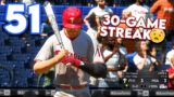 MLB 21 Road to the Show – Part 51 – 30 GAME HITTING STREAK AT RISK