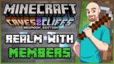 Minecraft Caves & Cliffs Update 1.17 – Minecraft Bedrock Realm Live