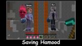 Minecraft FNF Senpai vs Ruv Saving Hamood And Avocados from Mexico CHALLENGE Animation Part 56