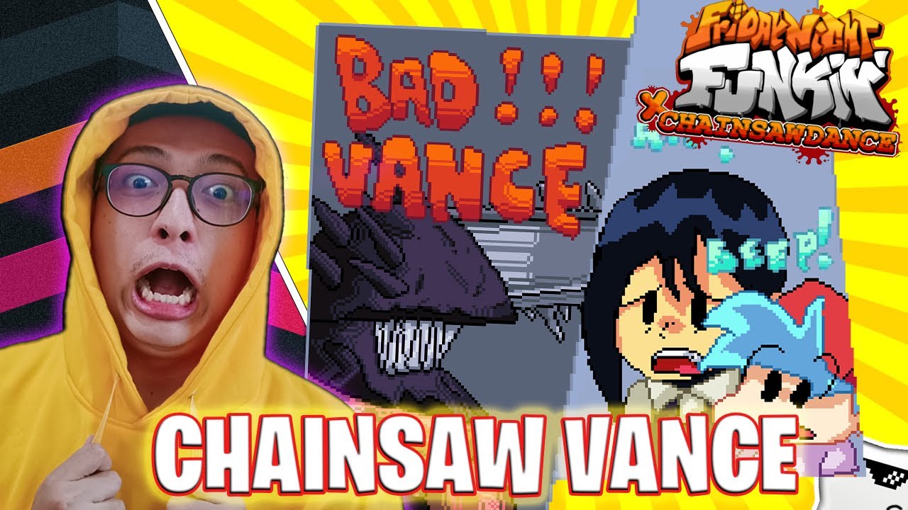 NARI DITUNGGUIN MONSTER ! KOBENI CHAINSAW DANCE MOD Friday Night Funkin