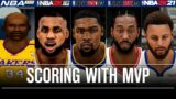 NBA 2K Scoring with season and finals MVPs