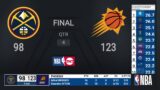 Nuggets @ Suns WCSF Game 2 | NBA Playoffs on TNT Live Scoreboard