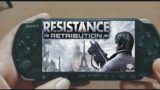 PSP Video Game Unboxing & Review  |Resistance Retribution full mission
