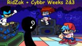 RidZak + Cybbr Weeks 2&3 – Friday Night Funkin Mod