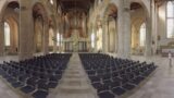 Rotterdam netherlands vr video interior of medieval st lawrence church